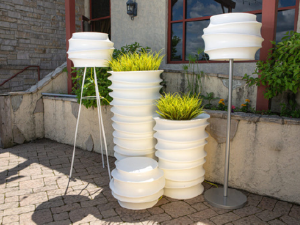 ballasting option for patio planters